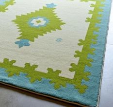 Southwestern Geometric Wool Rug
